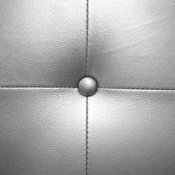 Tête De Lit Capitonnée Simili Cuir Argent Milan 160 -Magasin De Meubles De Chambre À Coucher tete de lit capitonnee simili cuir argent milan 160 3327480004531 93061