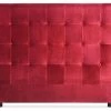 Tête De Lit Capitonnée Velours Rouge 140 Luxa -Magasin De Meubles De Chambre À Coucher tete de lit capitonnee velours rouge 140 luxa 3327480015490 58196
