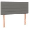 Tête De Lit Gris Foncé 80x5x78/88 Cm Tissu