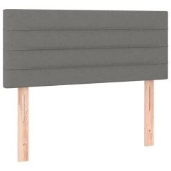 Tête De Lit Gris Foncé 80x5x78/88 Cm Tissu