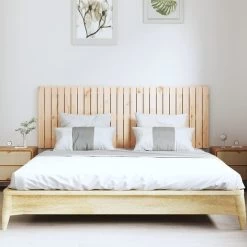 Tête De Lit Murale 166x3x60 Cm Bois Massif De Pin -Magasin De Meubles De Chambre À Coucher tete de lit murale 166x3x60 cm bois massif de pin 3666722885713 1487618