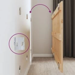 Tête De Lit Murale 166x3x60 Cm Bois Massif De Pin -Magasin De Meubles De Chambre À Coucher tete de lit murale 166x3x60 cm bois massif de pin 3666722885713 1487621