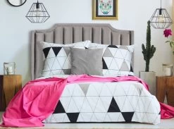 Tête De Lit Velours Gris Foncé Daro L 160 Cm -Magasin De Meubles De Chambre À Coucher tete de lit velours gris fonce dhora l 160 cm 3327480049150 685018