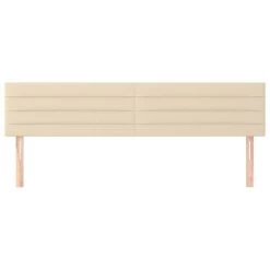 Têtes De Lit 2 Pcs Crème 100x5x78/88 Cm Tissu -Magasin De Meubles De Chambre À Coucher tetes de lit 2 pcs creme 100x5x78 88 cm tissu 3666722825672 1452375