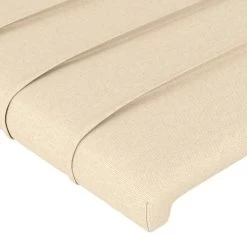 Têtes De Lit 2 Pcs Crème 100x5x78/88 Cm Tissu -Magasin De Meubles De Chambre À Coucher tetes de lit 2 pcs creme 100x5x78 88 cm tissu 3666722825672 1452376