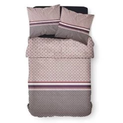 TODAY Parure De Couette Enjoy JINN 100% Coton - 220 X 240 Cm - Rose -Magasin De Meubles De Chambre À Coucher today parure de couette enjoy jinn 100 coton 220 x 240 cm rose 3574641014551 424548