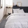 TODAY Parure De Lit SUNSHINE 5.44 - 2 Personnes - 220 X 240 Cm Coton - Imprimé Blanc Graphique TODAY